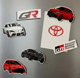 TOYOTA GAZOO RACING Lifestyle Magnet Set
