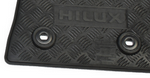 Genuine Toyota Hilux Rubber Floor Mats (Front)  Twist Type